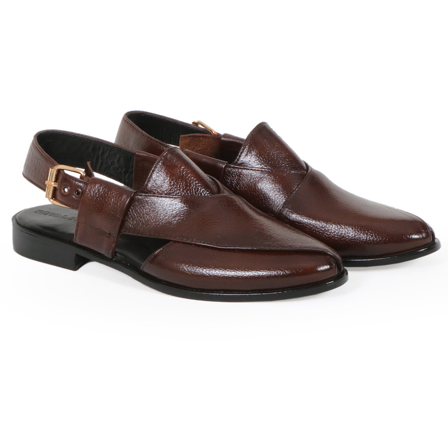 Mild Peshawri Brown - Premium Shoes from royalstepshops - Just Rs.7800! Shop now at ROYAL STEP