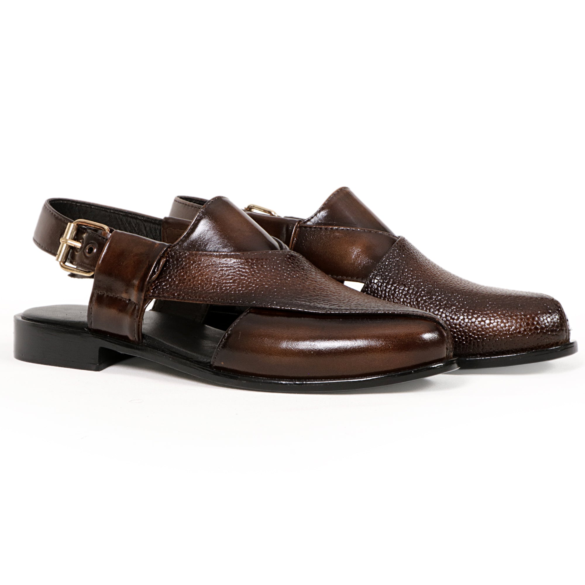 Wooden Peshawri Brown - Premium Shoes from royalstepshops - Just Rs.7800! Shop now at ROYAL STEP