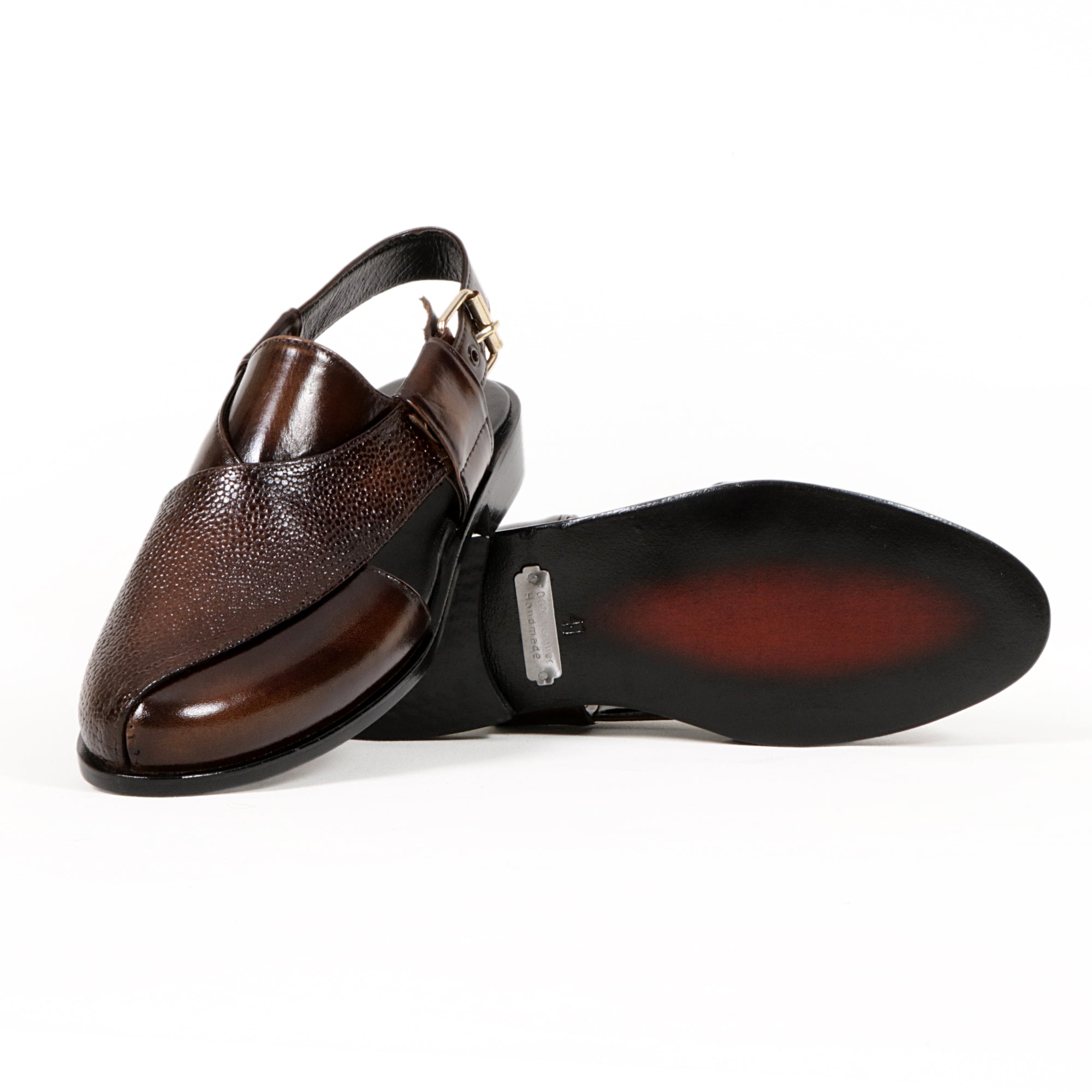 Wooden Peshawri Brown - Premium Shoes from royalstepshops - Just Rs.7800! Shop now at ROYAL STEP