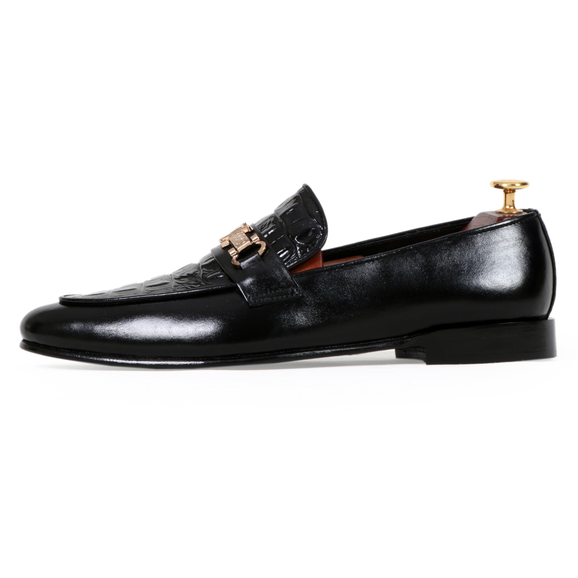 L.V Ajgr Blk - Premium Shoes from royalstepshops - Just Rs.9000! Shop now at ROYAL STEP