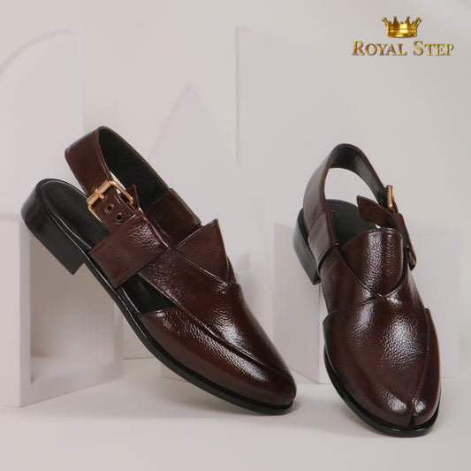 Mild Peshawri Brown - Premium Shoes from royalstepshops - Just Rs.7800! Shop now at ROYAL STEP