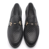 Texture Doted Black - Premium shoes from royalstepshops - Just Rs.9000! Shop now at ROYAL STEP