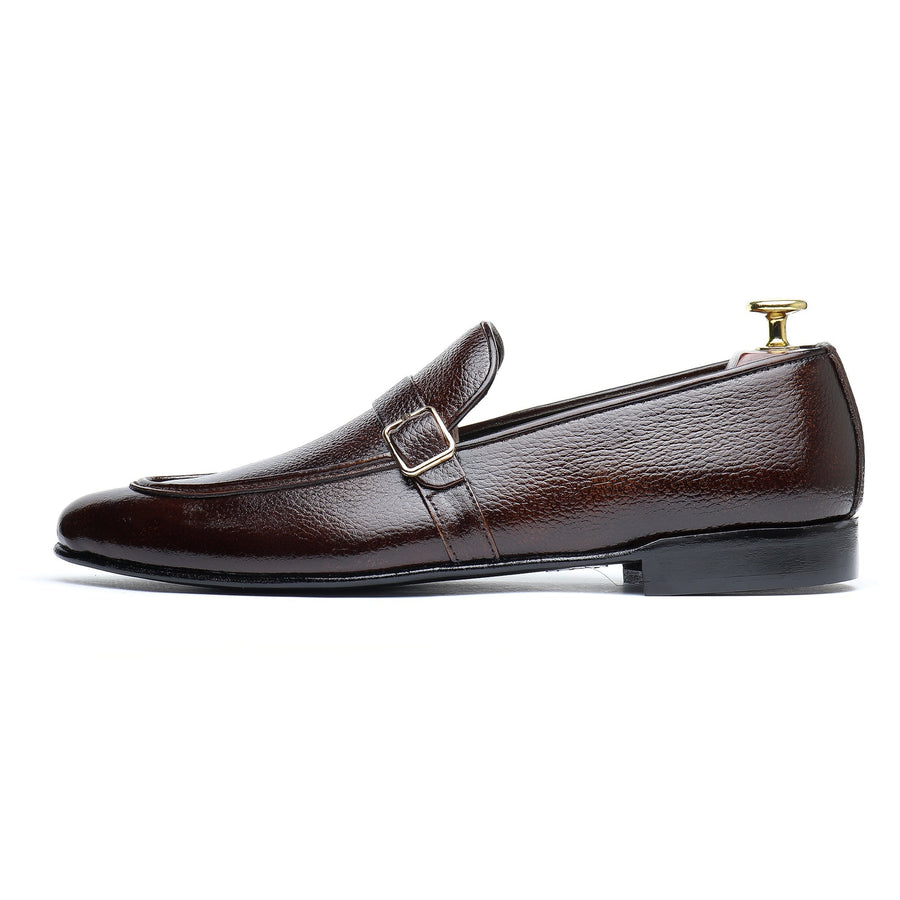 Side buckle mild Brown - Premium Shoes from royalstepshops - Just Rs.9000! Shop now at ROYAL STEP