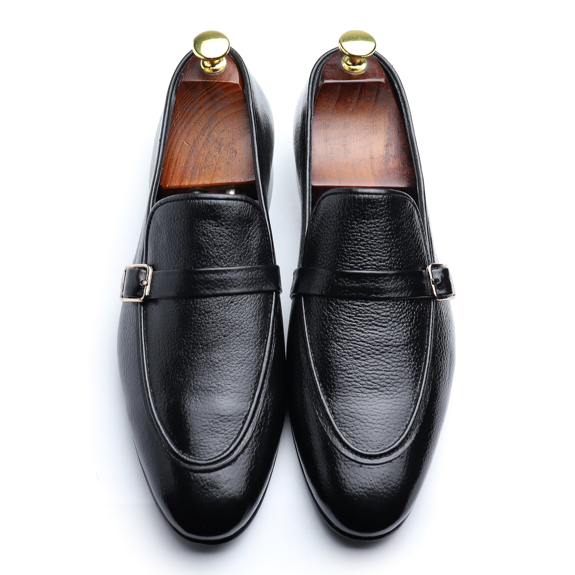 Side buckle mild Black - Premium Shoes from royalstepshops - Just Rs.9000! Shop now at ROYAL STEP