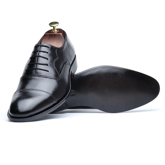 Traditional Oxford Black - Premium Shoes from royalstepshops - Just Rs.9000! Shop now at ROYAL STEP