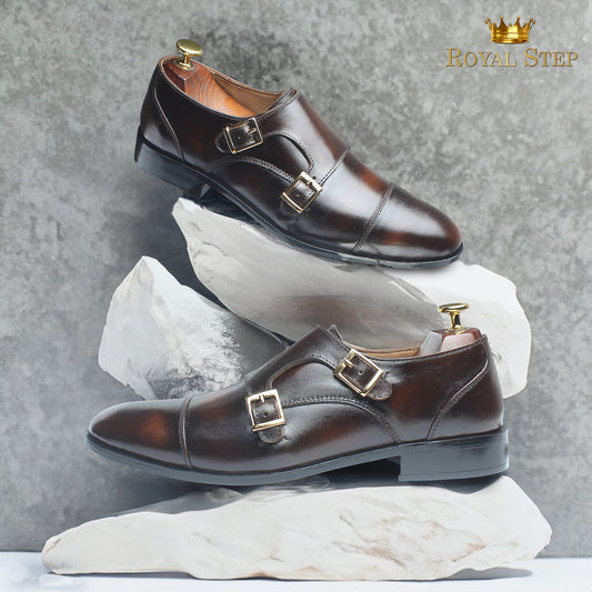 Patina Monk - Premium Shoes from ROYAL STEP - Just Rs.9000! Shop now at ROYAL STEP