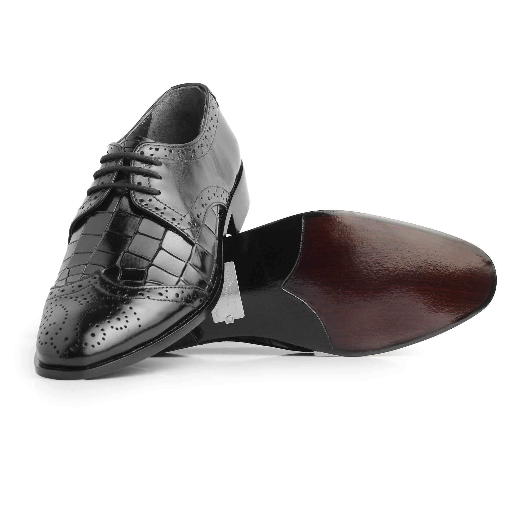 Derby Crx Blk - Premium SHOES from ROYAL STEP - Just Rs.9000! Shop now at ROYAL STEP