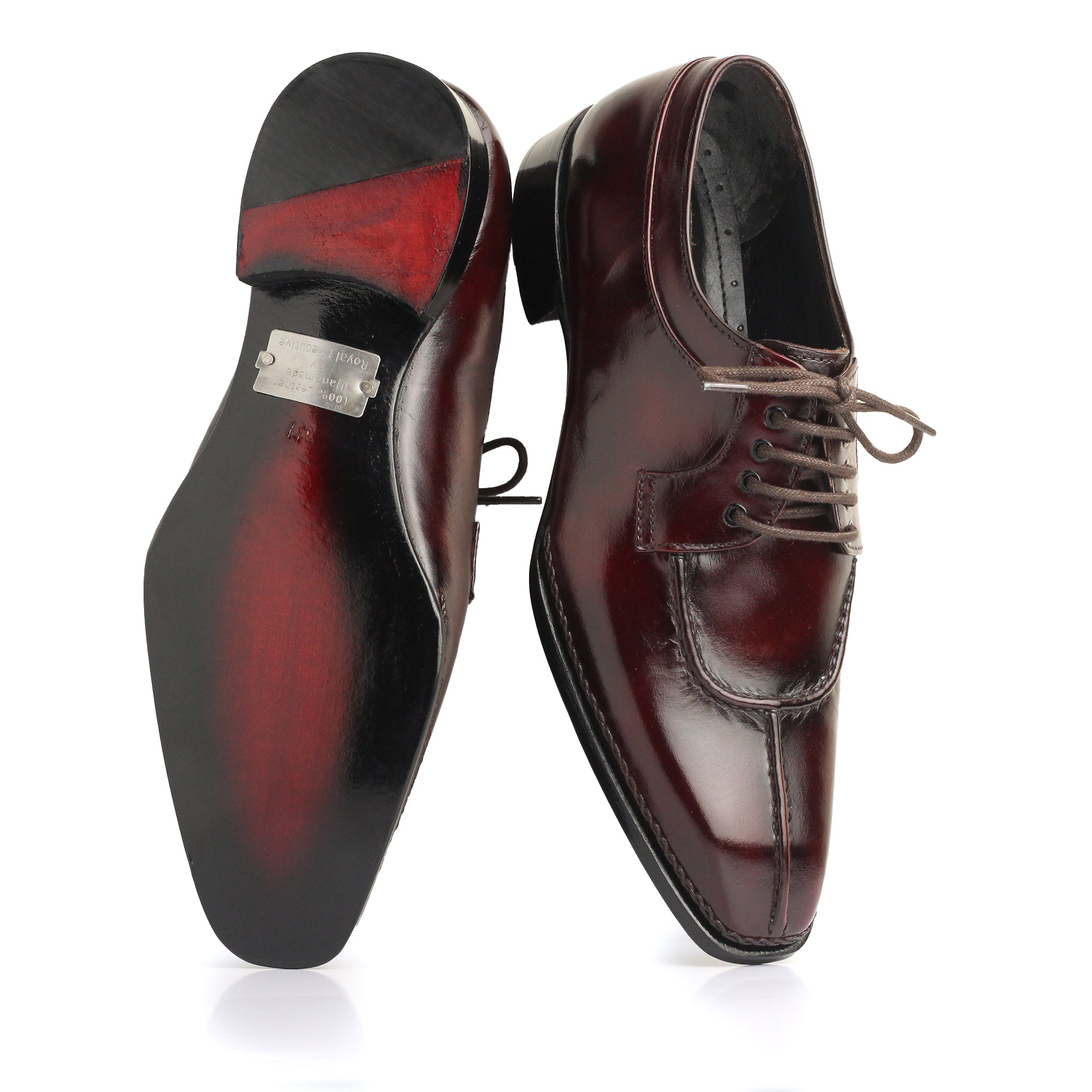 Lacesup Naki Reddish - Premium SHOES from ROYAL STEP - Just Rs.9000! Shop now at ROYAL STEP