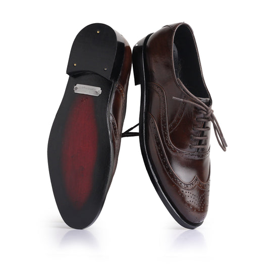 Wing Tip Brogue - Premium SHOES from ROYAL STEP - Just Rs.9000! Shop now at ROYAL STEP