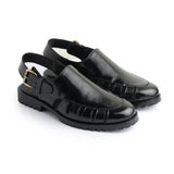 Strap Sandal blk - Premium sandal from ROYAL STEP - Just Rs.9000! Shop now at ROYAL STEP