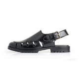 Strap Sandal blk - Premium sandal from ROYAL STEP - Just Rs.9000! Shop now at ROYAL STEP