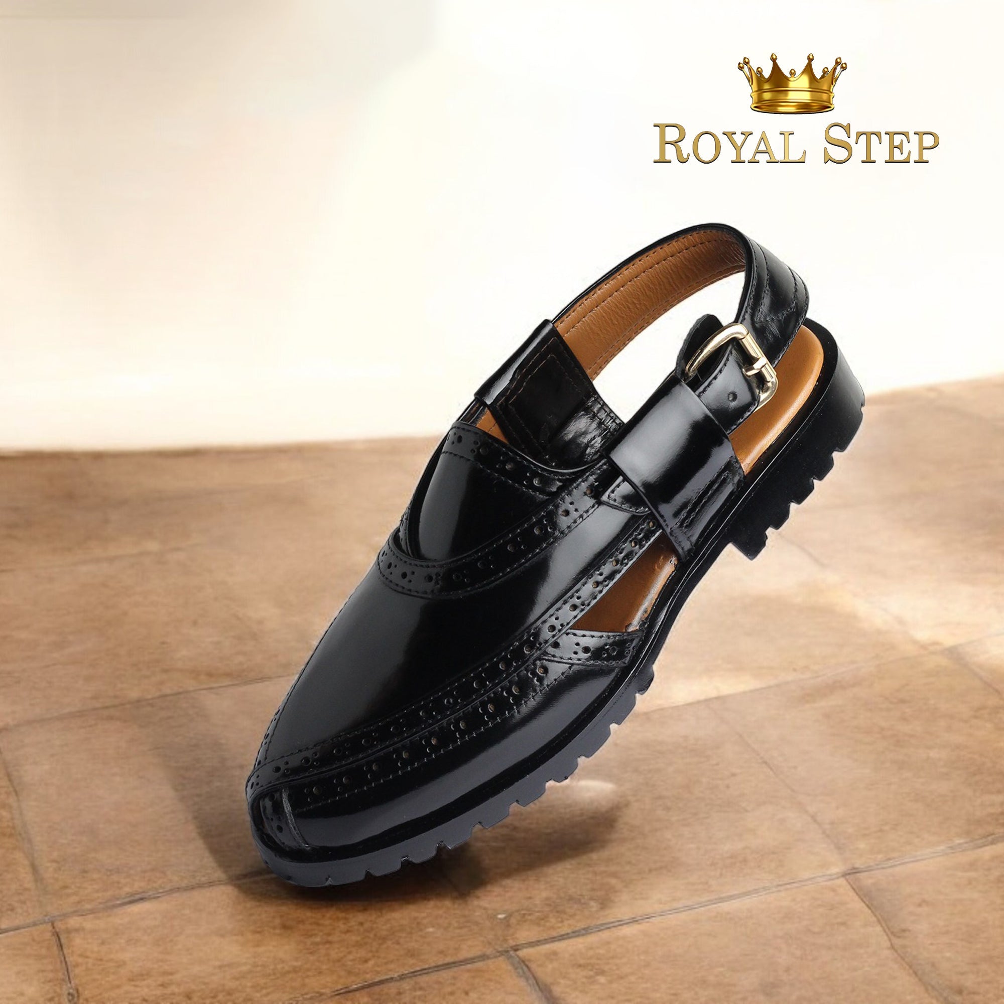 Calf Peshawri - Premium SHOES from ROYAL STEP - Just Rs.9000! Shop now at ROYAL STEP