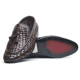 Log Weaved Tussle Brown - Premium Shoes from royalstepshops - Just Rs.9000! Shop now at ROYAL STEP