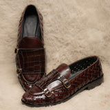 Hi beam knitting Brown - Premium Shoes from ROYAL STEP - Just Rs.7500! Shop now at ROYAL STEP