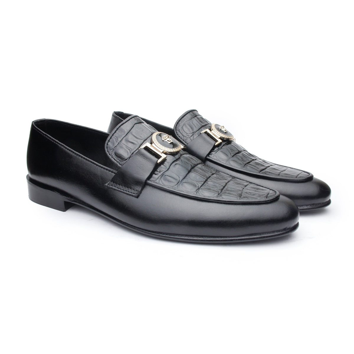 V Ajgar Black - Premium Shoes from royalstepshops - Just Rs.8250! Shop now at ROYAL STEP